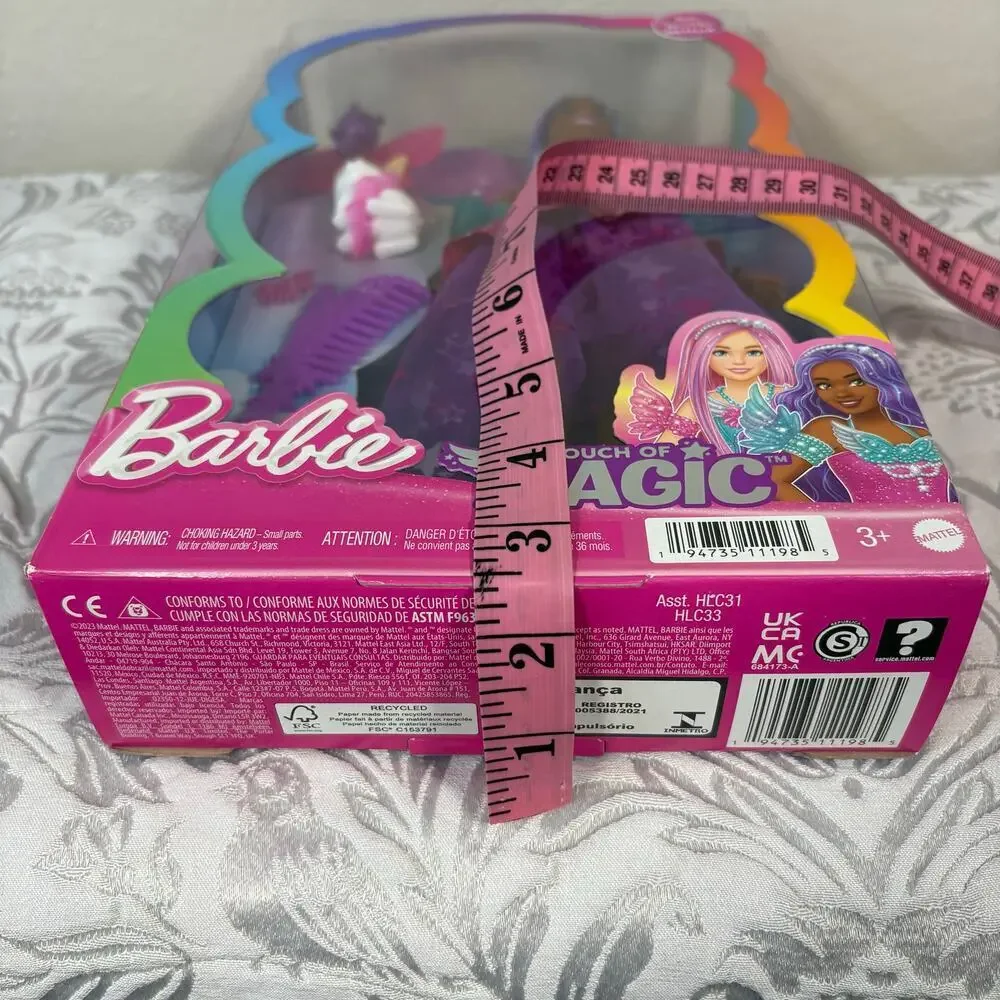 NEW BARBIE TOUCH OF MAJIC Brooklyn Doll & 2 Fairytale Pets Keepsake Collectible - Picture 6 of 6